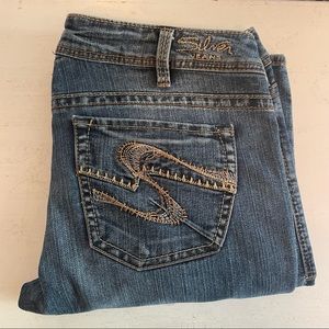 SILVER JEANS Dark Wash Toni Bootcut Denim Jeans Size 32